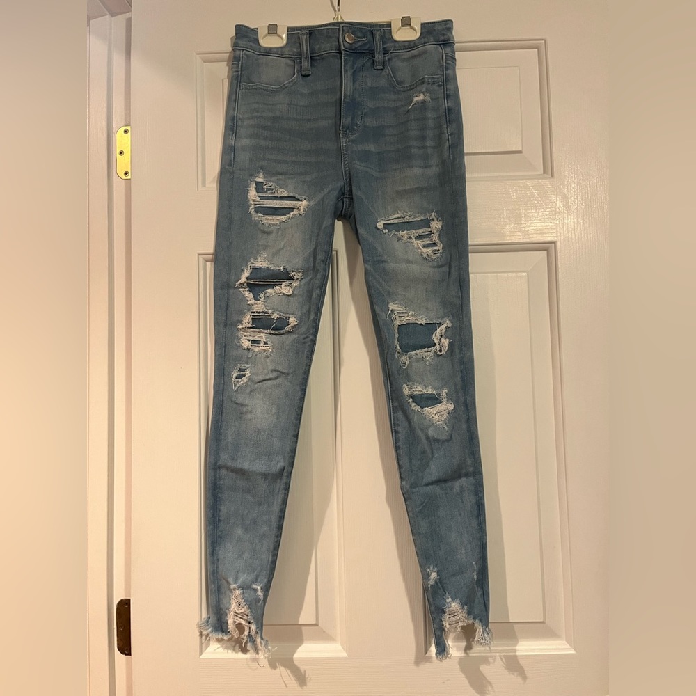 AMERICAN EAGLE Super Hi-Rise Jegging Jeans Women’s Size 2 Length Short